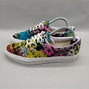 Vans x Della Era Multi Color Batik Print Canvas Sneakers Womens 9 Mens 7.5